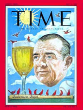 Gussie Busch on cover of Time Magazine