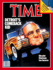 lee Iacocca on cover of TIME Magazine