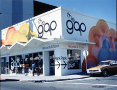 The first Gap store in San Franciso