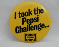 Pepsi challenge button