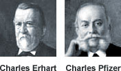 Charles Erhart and Charles Pfizer