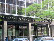 Pfizer Manhattan headquarters